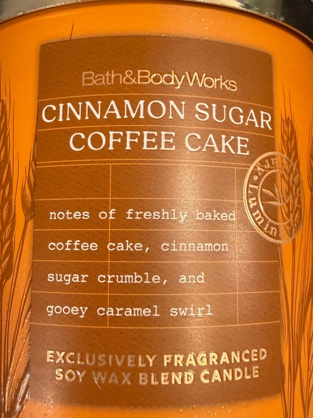 Cinnamon Sugar Coffee Cake Candle - Picture 2 of 2